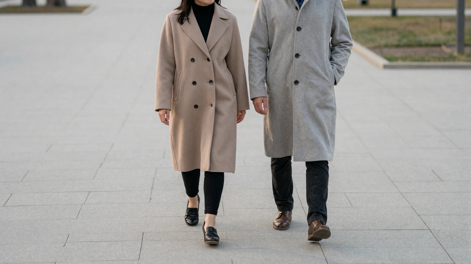 Two people walking together on a quiet path - micropenis support often begins with one steady person who already knows