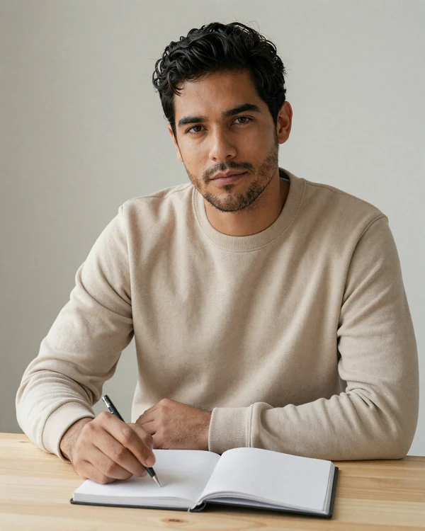 Mateo, a thoughtful new member exploring the small penis fetish community respectfully