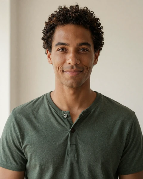 Theo, a teacher and member seeking honest connection on this niche dating platform